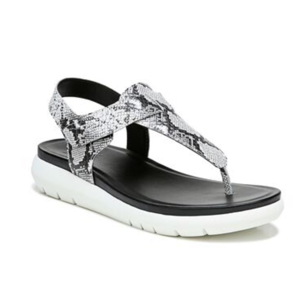 Naturalizer snake skin Velcro sandal, size 12